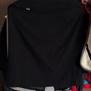 Calvin Klein Classic Black Midi Skirt